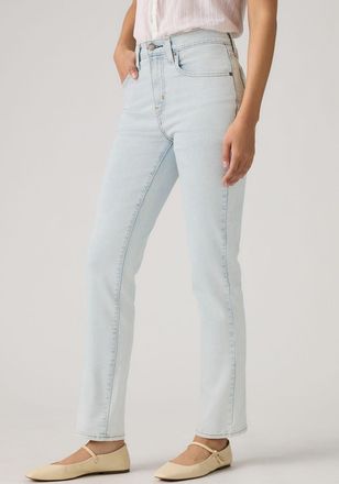 Levi's Straight-Jeans LEVIS 724 HIGH RISE STRAIGHT, Damen, Gr. 26, L&auml;nge 30, would you be mine, Denim/Jeans, Obermaterial: 81% Baumwolle, 18% Polyester, 1% E