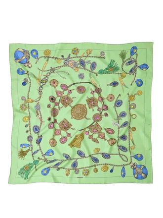 Versace Foulard 90X90 Silk Twill Bio Print Broken