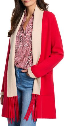 Nic+Zoe NIC+ZOE Cool Nights Reversible Fringe Jacket