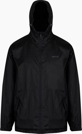 Regatta Mens Regatta Mens Pack It III Waterproof Jacket - Black - Size: 44/Regular