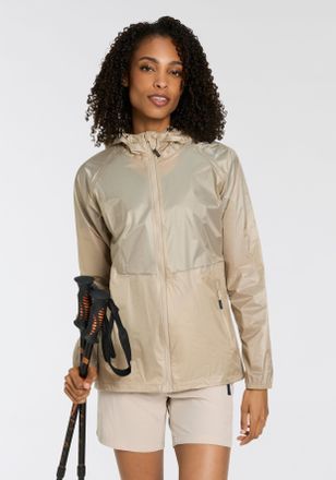 F.lli Campagnolo Regenjacke CMP, Damen, Gr. 34, beige (sabbia), Obermaterial: 100% Polyamid, Jacken Regenjacke, w&auml;rmend, &Uuml;bergangsjacke