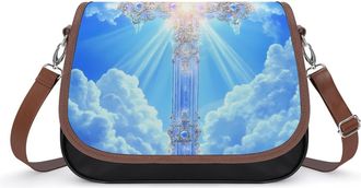 Generic Crosses And Peace Small Womens Crossbody Bags Shoulder Handbag with Adjustable Strap for Travel