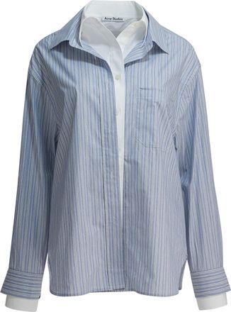 Acne Studios Shirts Light Blue-Donna