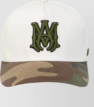 Amiri ma logo baseball cap camouflage pattern