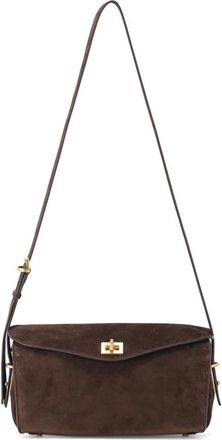 Balenciaga Tassen, Dames, Bruin, ONE Size, Su&egrave;de, Schoudertassen
