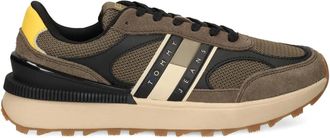 Tommy Jeans Sneakers con inserti in pelle scamosciata - Verde