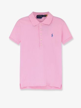 Ralph Lauren Polo in misto cotone con logo ricamato - POLO RALPH LAUREN - gender_Woman
