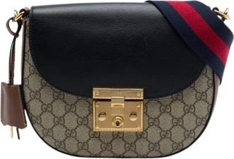 Gucci Pre-owned Vintage Crossbody Bag - Dames - Vintage Schoudertas - Veelkleurig - ONE Size - Leer - Vintage