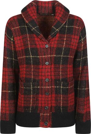 Lauren Ralph Lauren Giacca tartan - Rosso