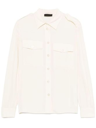 Liu Jo White Shirt With Pockets