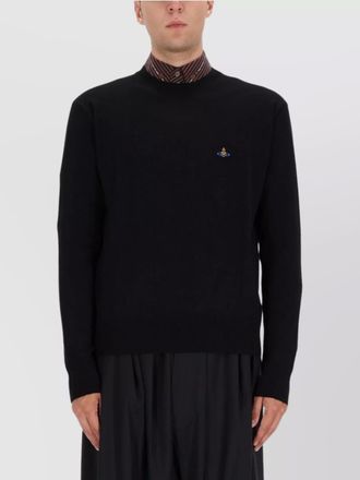 Vivienne Westwood virgin wool logo-embroidered crew-neck sweater