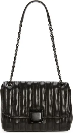 Longchamp Brioche Large Shoulder Bag in Black at Nordstrom Rack