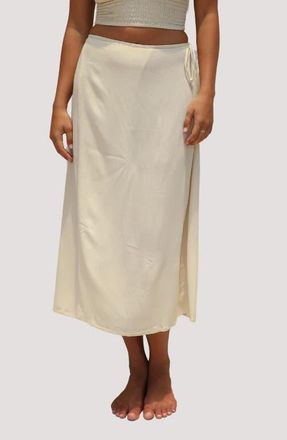 Stone Fox Swim Holiday Midi Skirt in Summer Sand at Nordstrom, Size X-Small