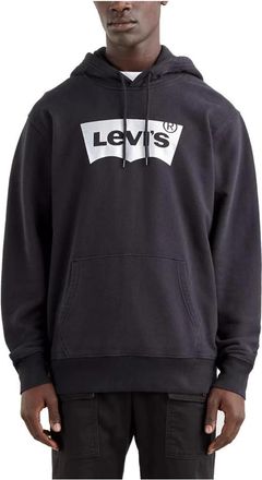 Levi's Standard Graphic Foil Hoodie - Heren - Hoodies - Zwart - S - Katoen - Hoodies & sweatvesten