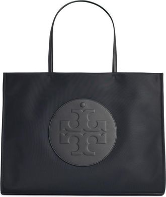 Tory Burch Large Ella Black Nylon Bag