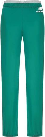 Miu Miu Pantalones de pierna ancha - Sport - Mujer - Verde - 2XS