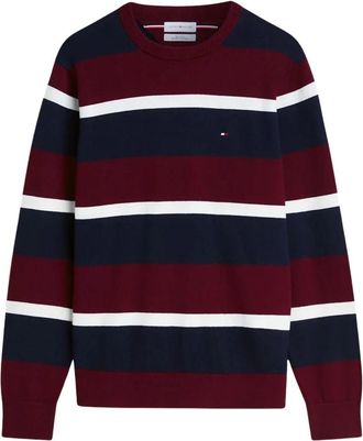 Tommy Hilfiger Truien & Vesten, Heren, Veelkleurig, XL, Katoen, Pima Katoen Kasjmier Trui