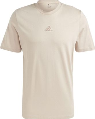 adidas Elevated Pile Embroidery Logo T-Shirts White HY1333