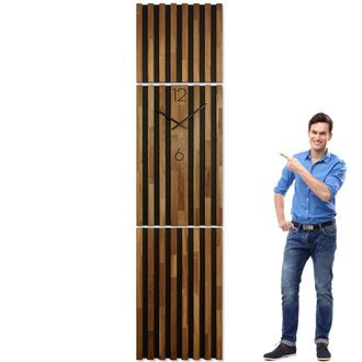 OEM Orologio A Doghe In Legno Di Quercia 250x58cm