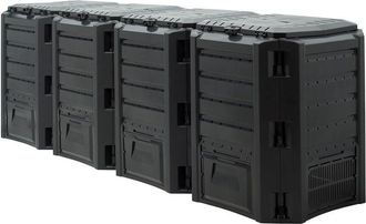 Prosperplast Compostiera da giardino Composter da giardino 380L - 800L - 1200L - 1200L - 1600L Compostiera termica Quick Composter Bio 1600 Litri