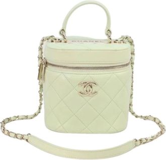 Chanel Bolso Bucket Vintage Pre-owned - Pre-owned - Mujer - Verde - ONE SIZE
