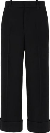 Gucci Culotte Broek - Dames - Straight fit broeken - Zwart - M - Broeken