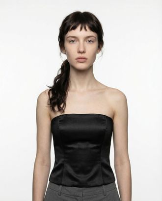 Brunello Cucinelli Black Acetate Womens Shirt