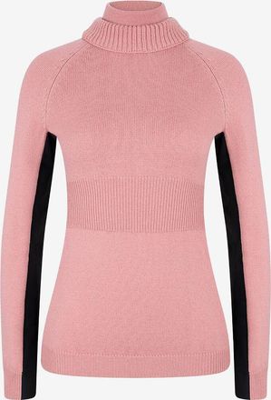 Moncler Materialmix-Pullover mit Rollkragen Apr&egrave;s-Ski