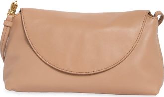 Vince Lyla Leather Convertible Wallet on a String in Pecan at Nordstrom Rack