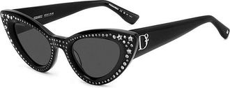 Dsquared2 D2 0092/N/S 807/IR Womens Sunglasses Black Size 51
