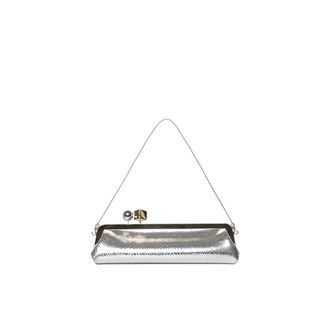 Jacquemus Clutches, female, Gray, Size: ONE SIZE La Pochette Salon
