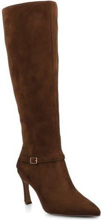 Journee Collection Elara Tall Boot in Tan at Nordstrom Rack, Size 7.5 Regular Calf