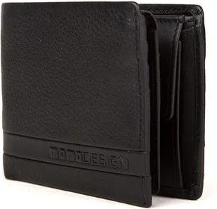 Momo Design Mens Wallet Black Polyurethane Bags