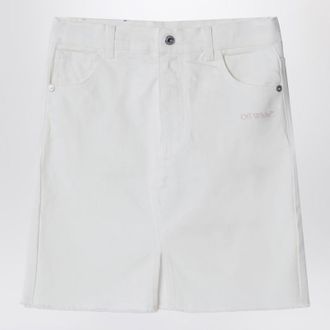 Off-white White skirt with Arrow motif