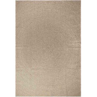 vidaXL Vidaxl - Alfombra Zizur Aspecto Yute Interior/exterior Beige 200x290 Cm
