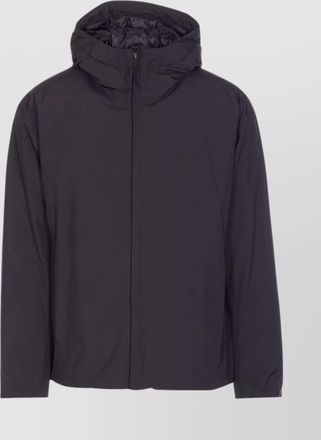 Herno lightweight hooded down jacket pockets