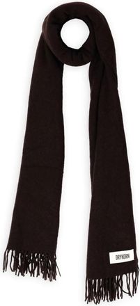 Drykorn Gaze Sjaal - Dames - Wintersjaals - Bruin - ONE Size - Wol - Accessoires