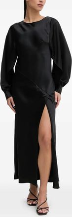 HUGO BOSS Abito midi Kawine - Nero