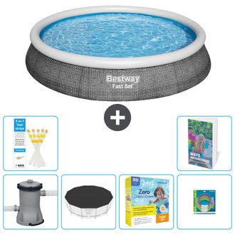 Bestway Piscina Bestway Fast Set Redonda - 396x84 Cm - 7-piezas S231