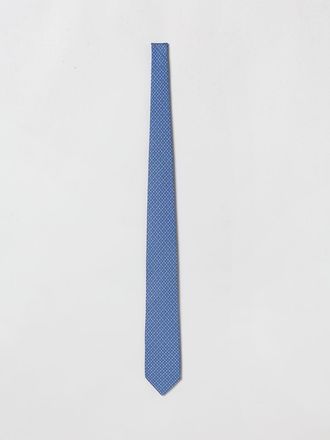 Ferragamo Cravatta Gancini Ferragamo in seta con motivo floreale