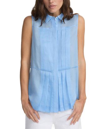 Lafayette 148 New York Button Top