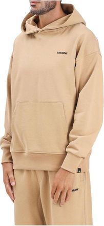 Barrow Barrow, Hoodies & sweatvesten, Heren, Beige, XS, Katoen, Hooded Sweatshirt