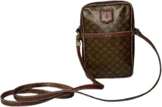 Celine Pre-owned Cross Body Bags, female, Brown, Size: ONE SIZE Pre-owned Leather Crossbody Bag