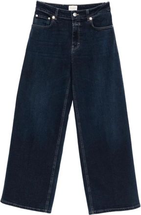 Closed Wide Jeans - Dames - Loose Fit Jeans - Blauw - W24 L32 - Denim - Jeans