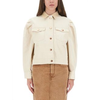 Isabel Marant Denim Jassen - Dames - Jassen - Roze - Maat: XS Denim