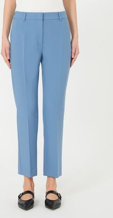 Max Mara Rana Tapered Pants in Light Blue at Nordstrom, Size 12