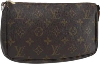 Louis Vuitton Pre-owned Clutches, female, Brown, Size: ONE SIZE Pre-owned Clutch