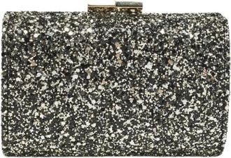 Jimmy Choo London Pre-owned Clutches, female, Gray, Size: ONE SIZE Pre-owned Leather Clutch