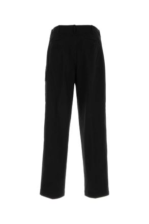Fendi Mens Black Stretch Cotton Cargo Pant Nero Exterior: Elastane Pantaloni Trousers