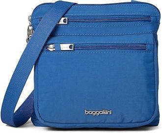 Baggallini Securtex Anti-Theft Crossbody Cross Body Womens Handbags Lapis, Nylon